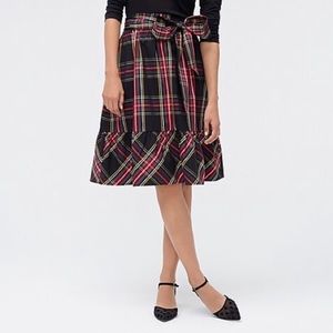 J.Crew Stewart Plaid Skirt
